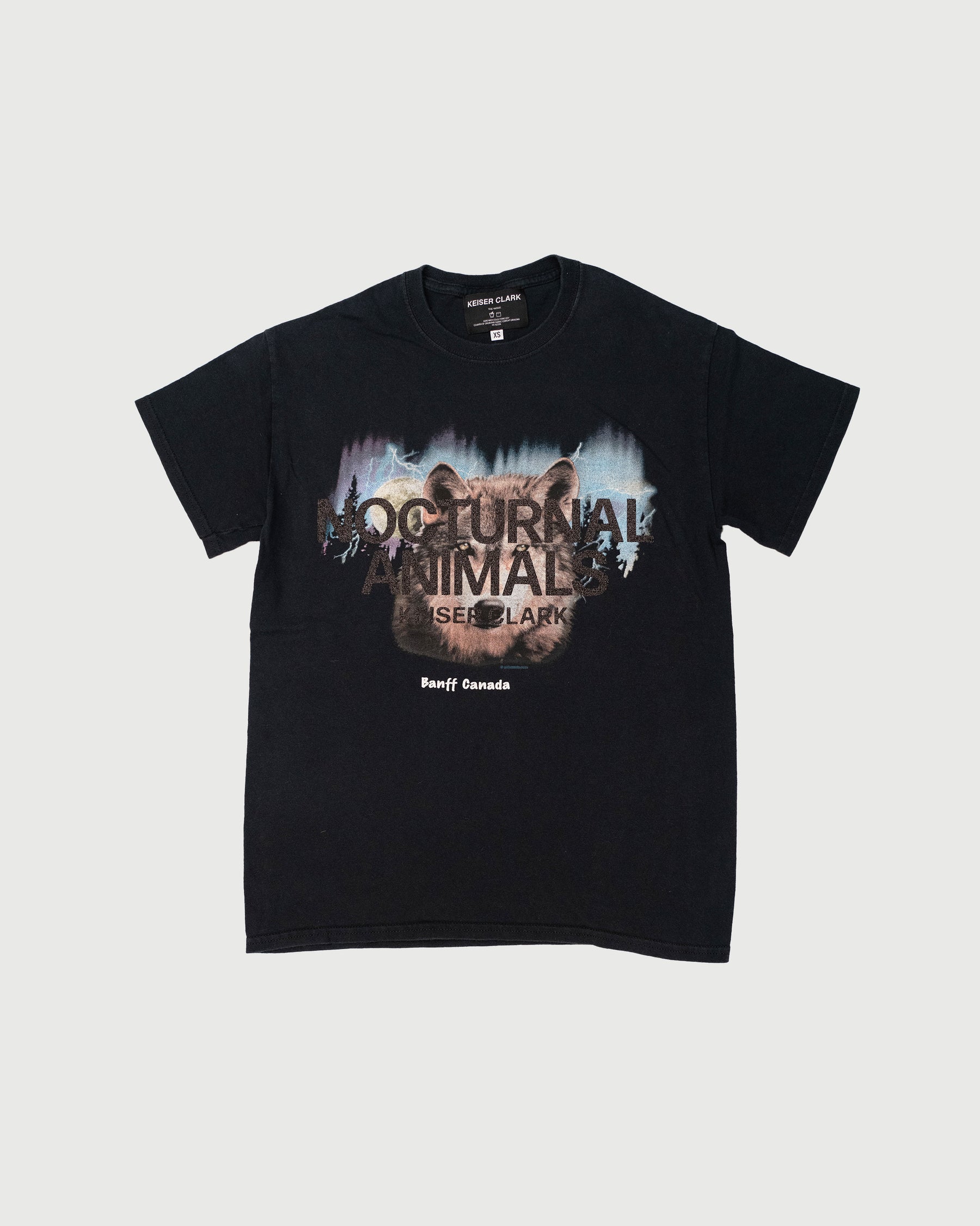 VINTAGE NOCTURNAL ANIMALS TEE (XS)