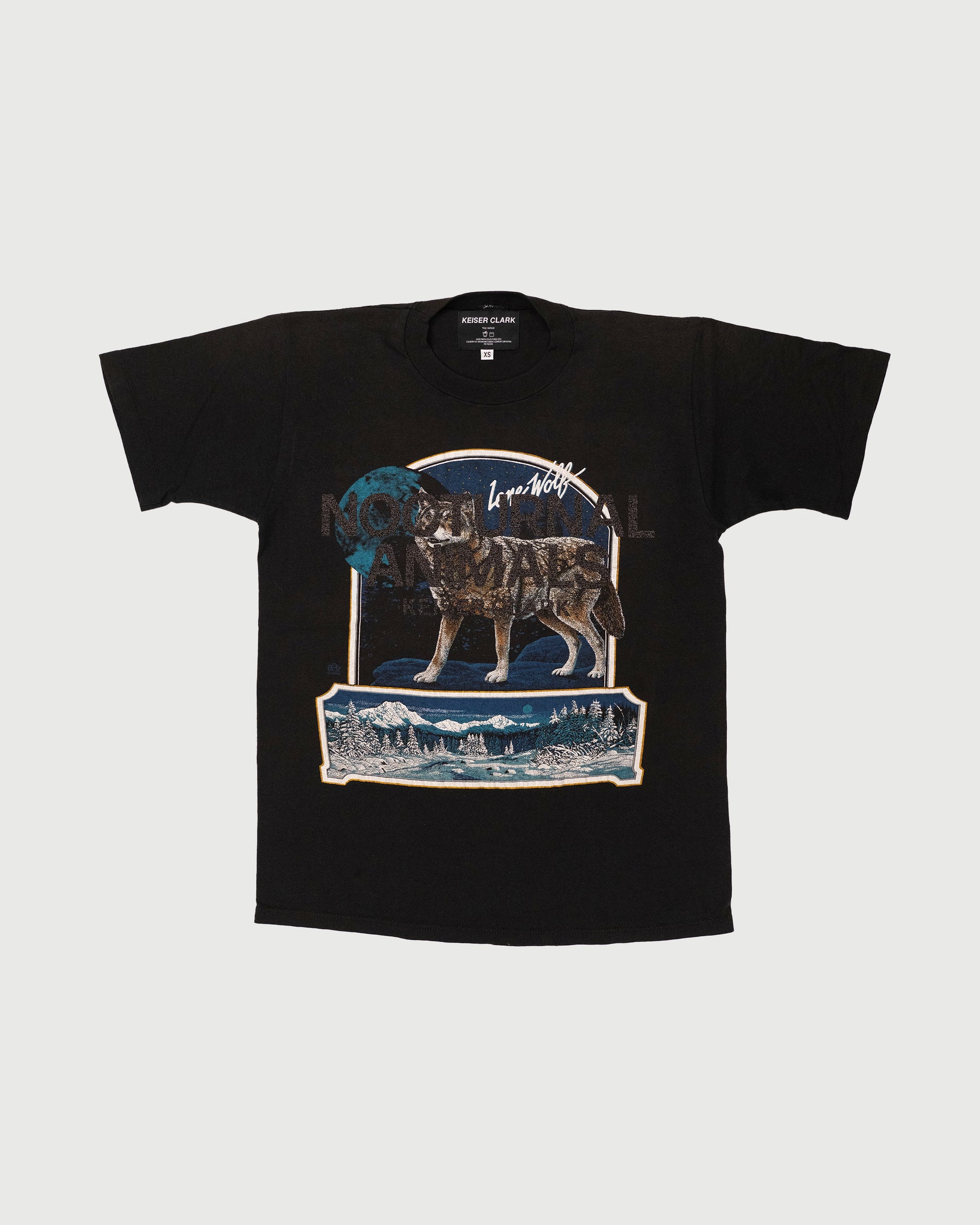 VINTAGE NOCTURNAL ANIMALS TEE (XS)