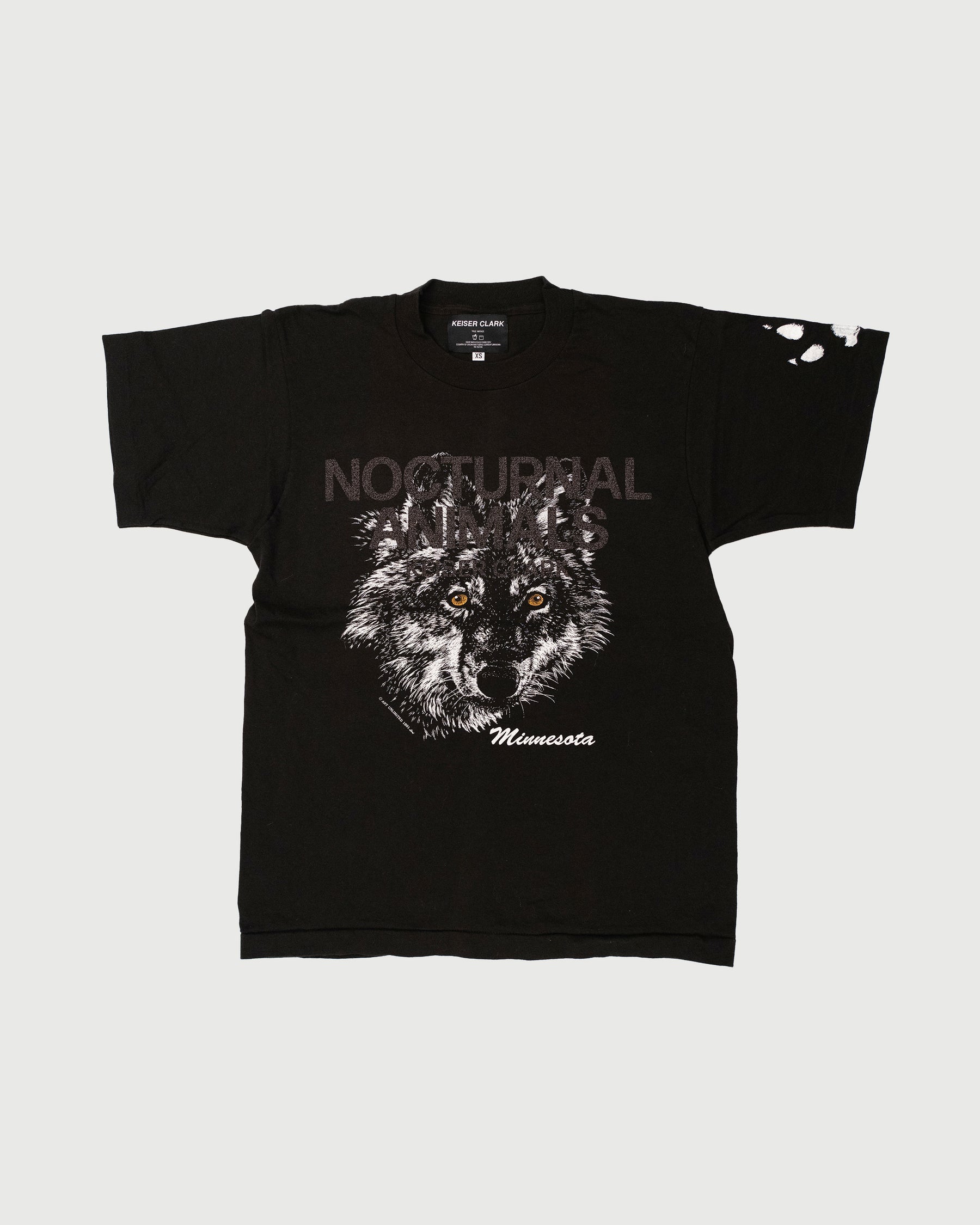 VINTAGE NOCTURNAL ANIMALS TEE (XS)