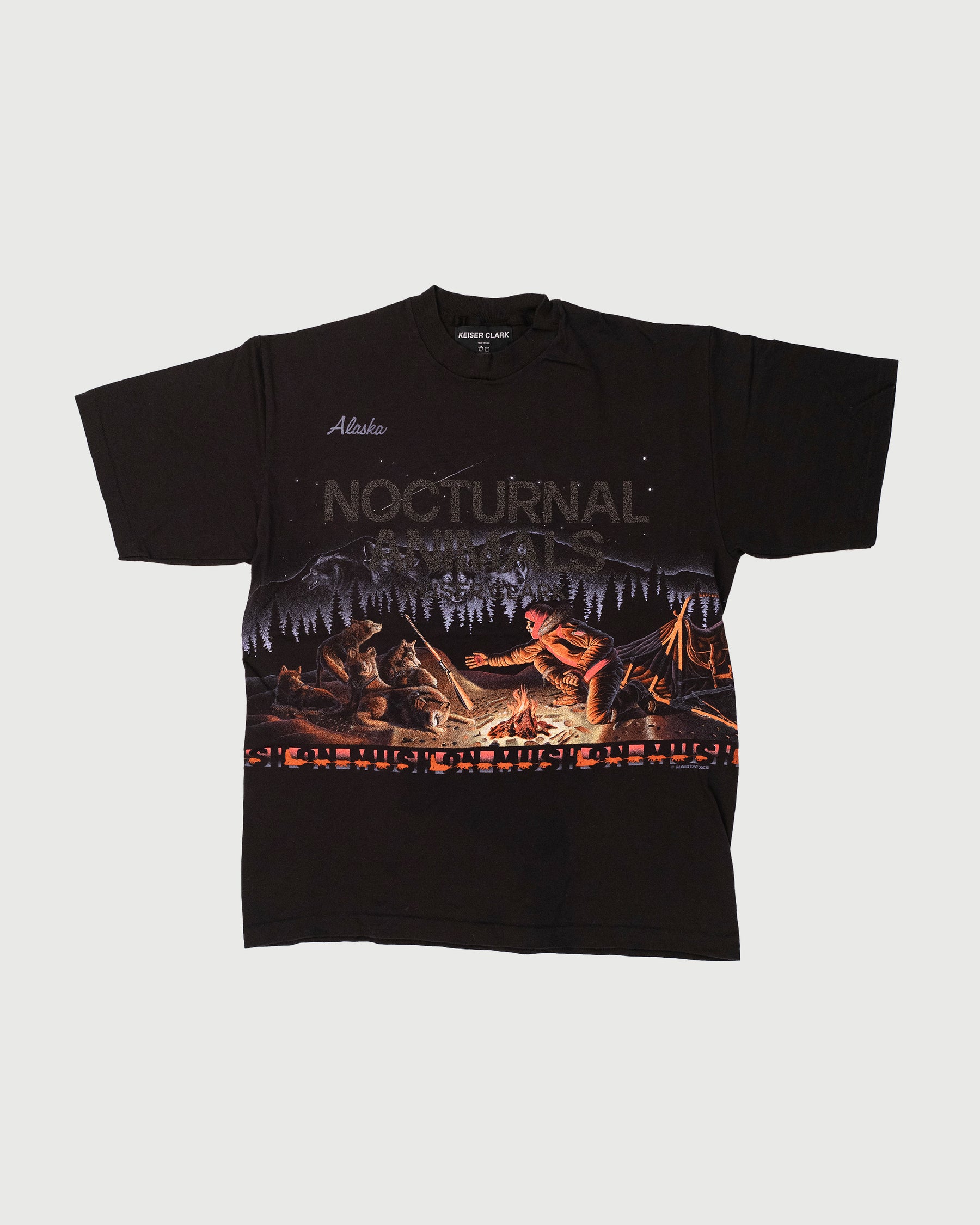 VINTAGE NOCTURNAL ANIMALS TEE (XS)