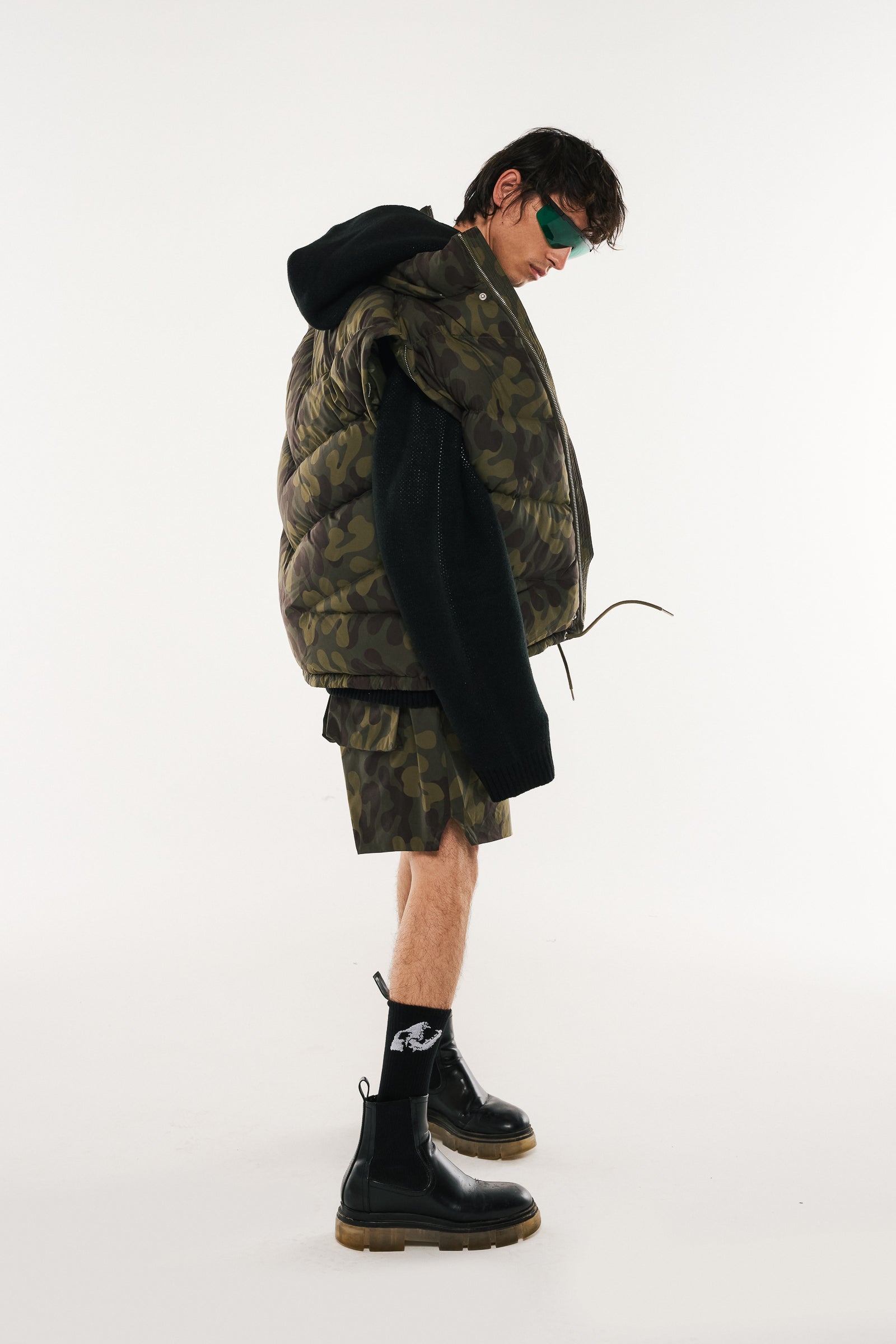 KCAMO WINDBREAKER PUFFER JACKET