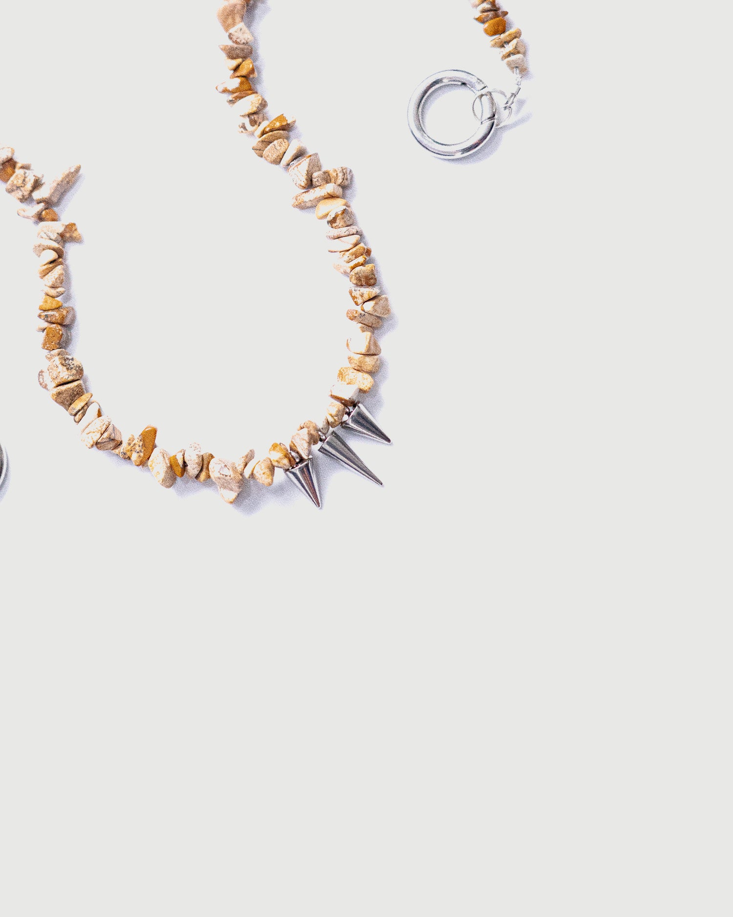 STONE SPIKE NECKLACE