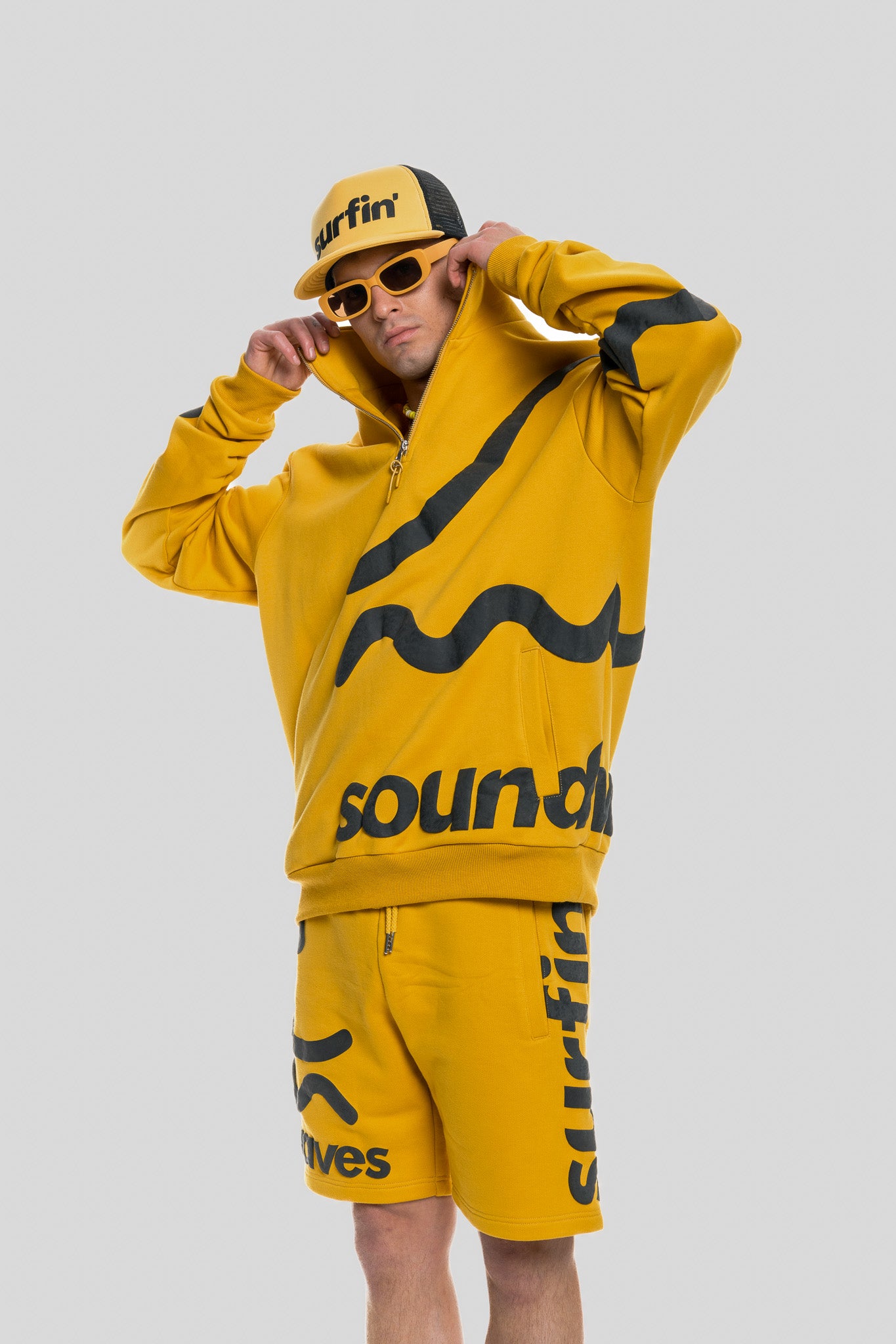 SURFIN' 1/4 ZIP PULLOVER