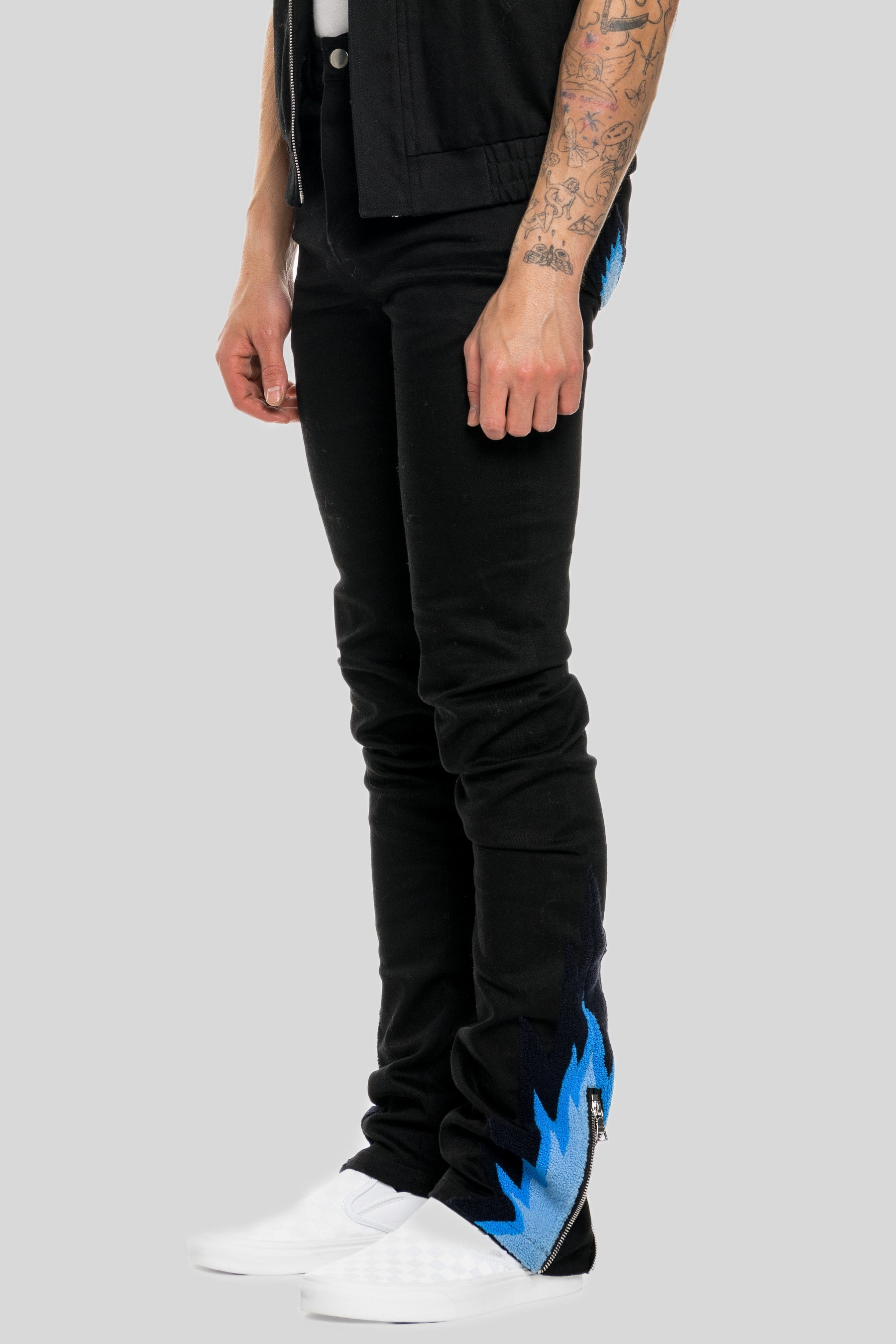 AGAVE SPIKED DENIM JEAN