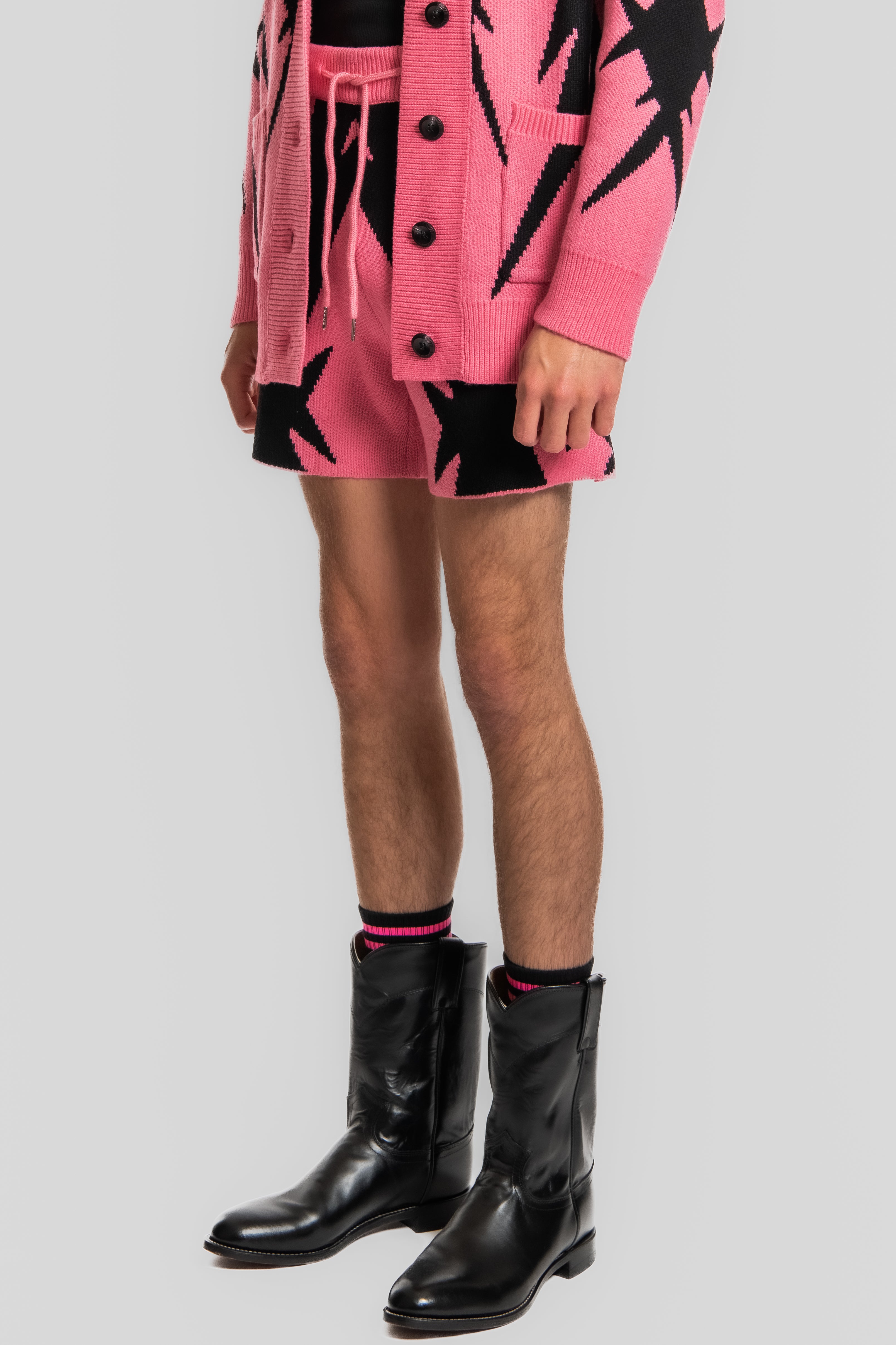 BARBED NEON KNIT SHORT