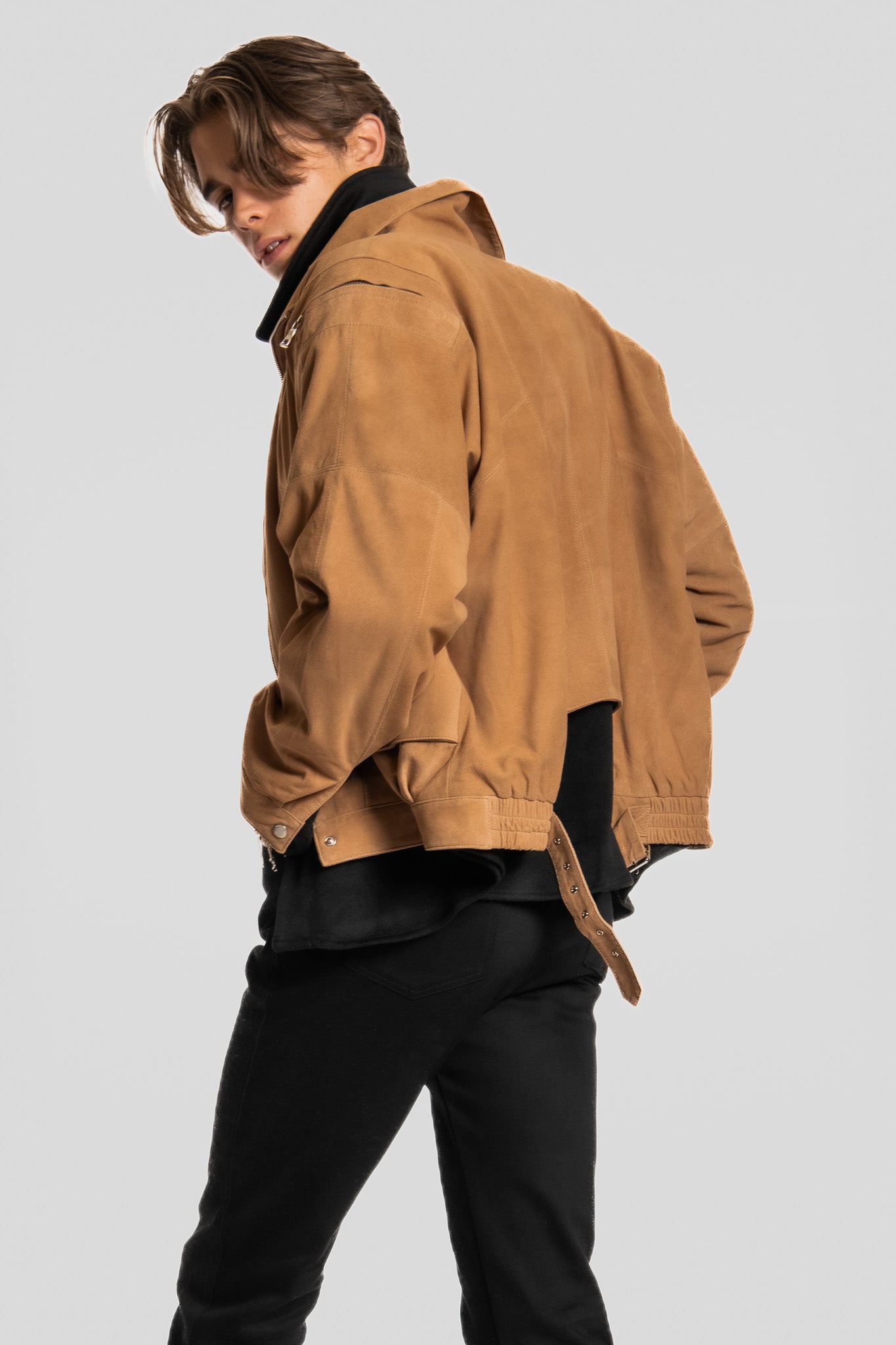 DESERT DRIVE SUEDE BOMBER