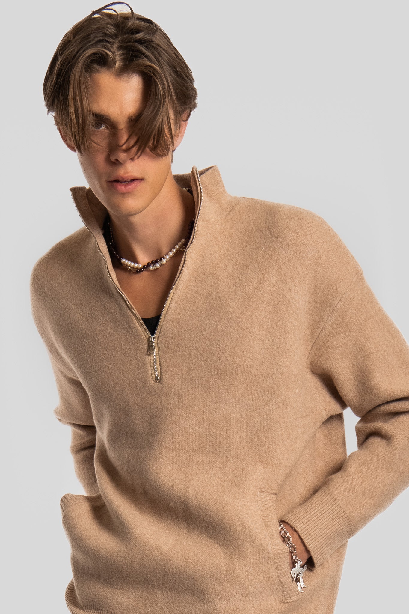 DESERT OASIS 1/4 ZIP PULLOVER SWEATER