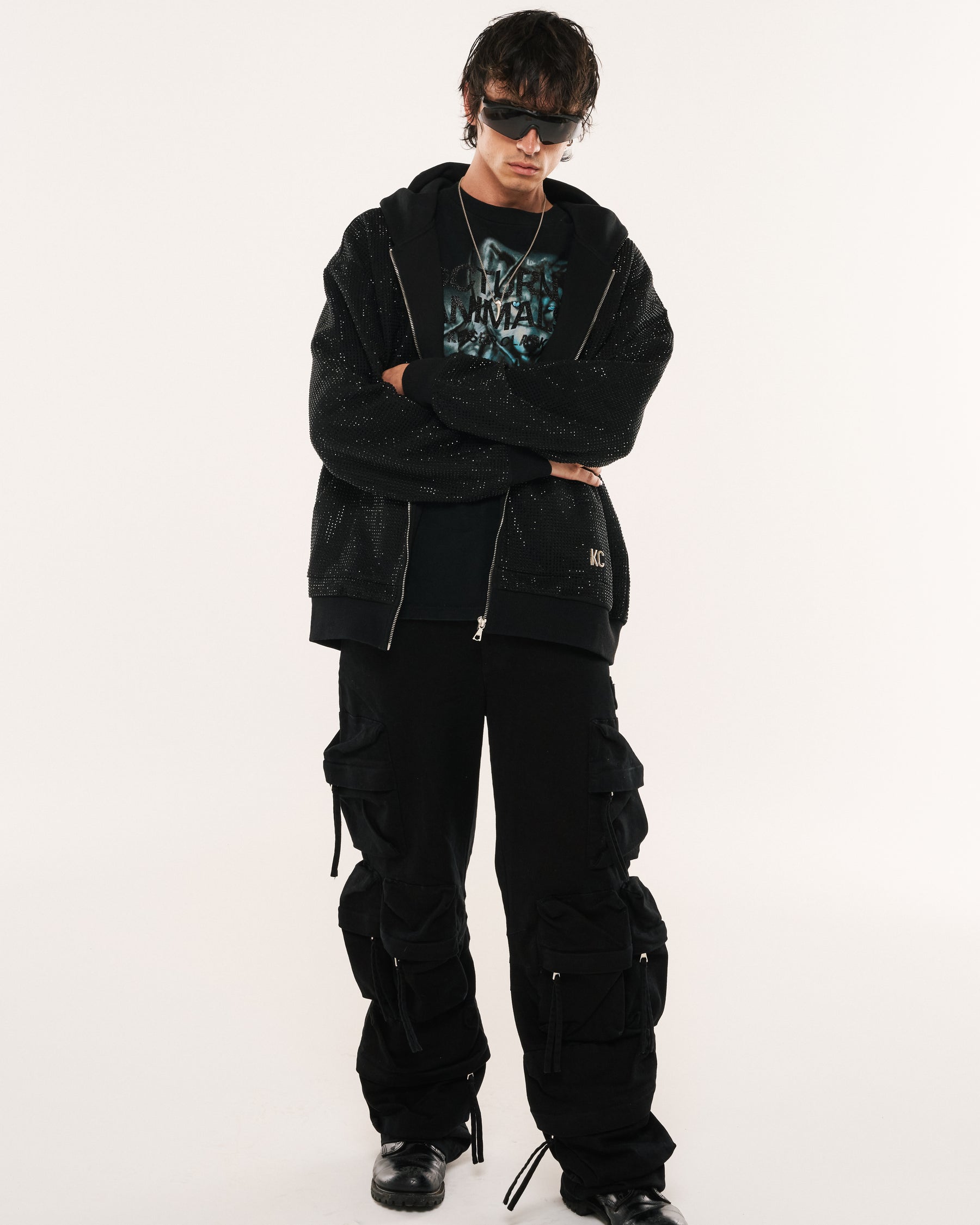MIDNIGHT "LEATHER" KCARGO PANT