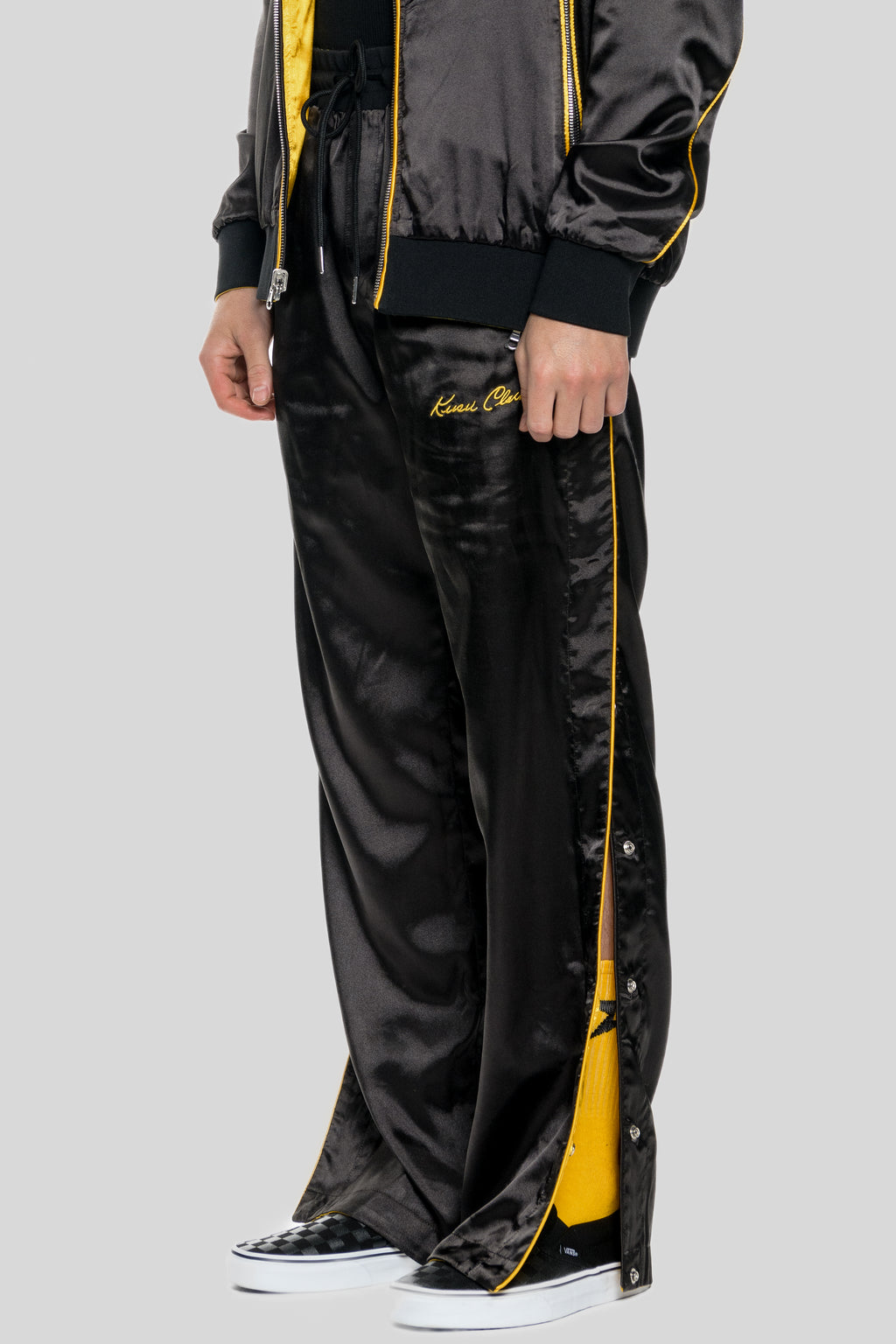 SKINS BKCR ブラック/イエロー スパッツ Black Yellow Skins Baselayer Shorts