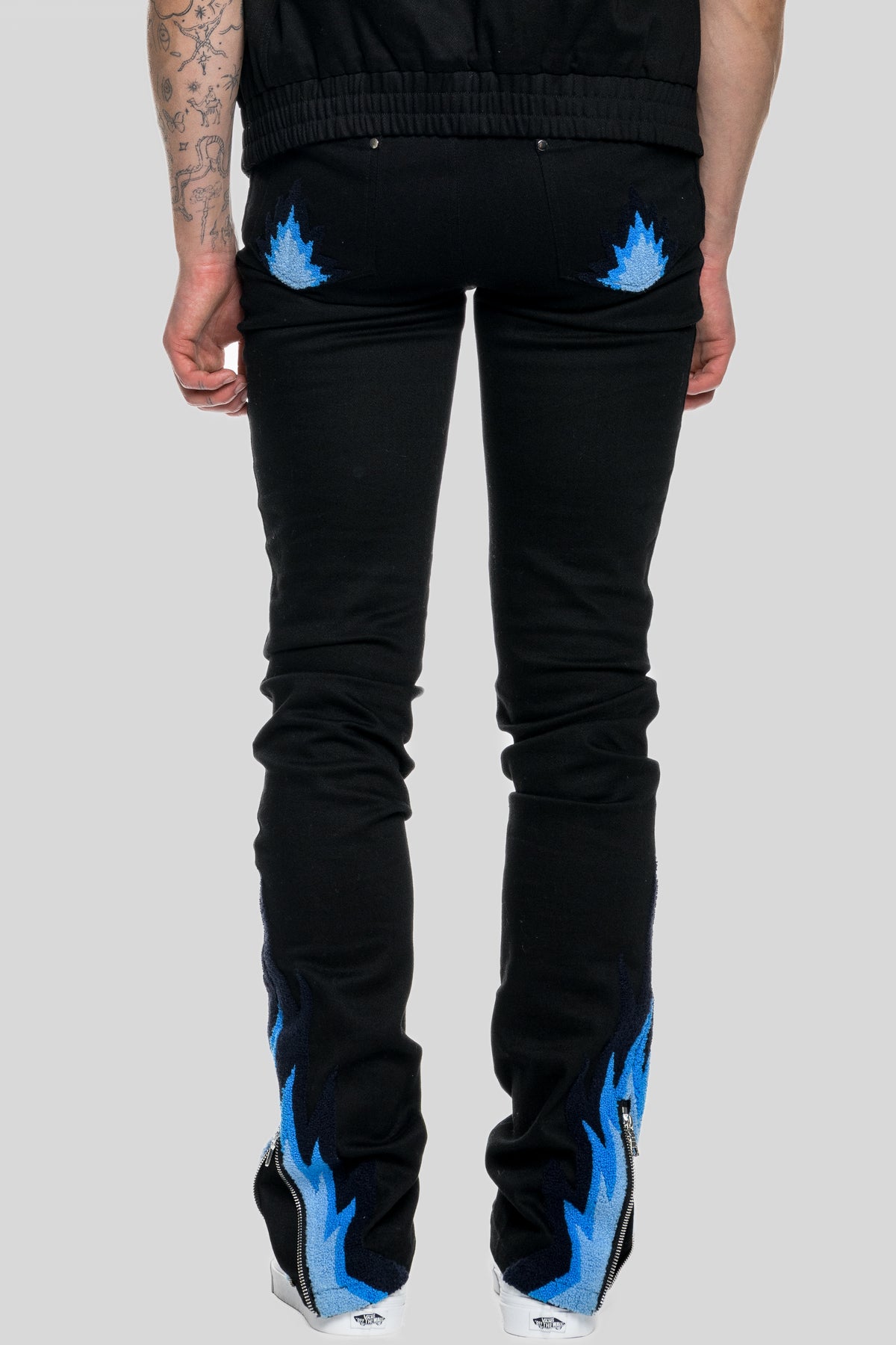Custom Jean Designs Spiky Rework AGAVE SPIKED DENIM JEAN